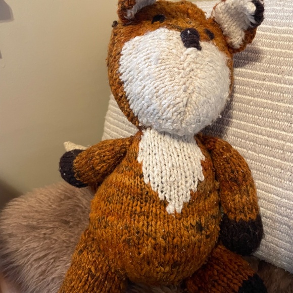 Used- The simple folk wool handmade large fox stuffed animal - Picture 5 of 5